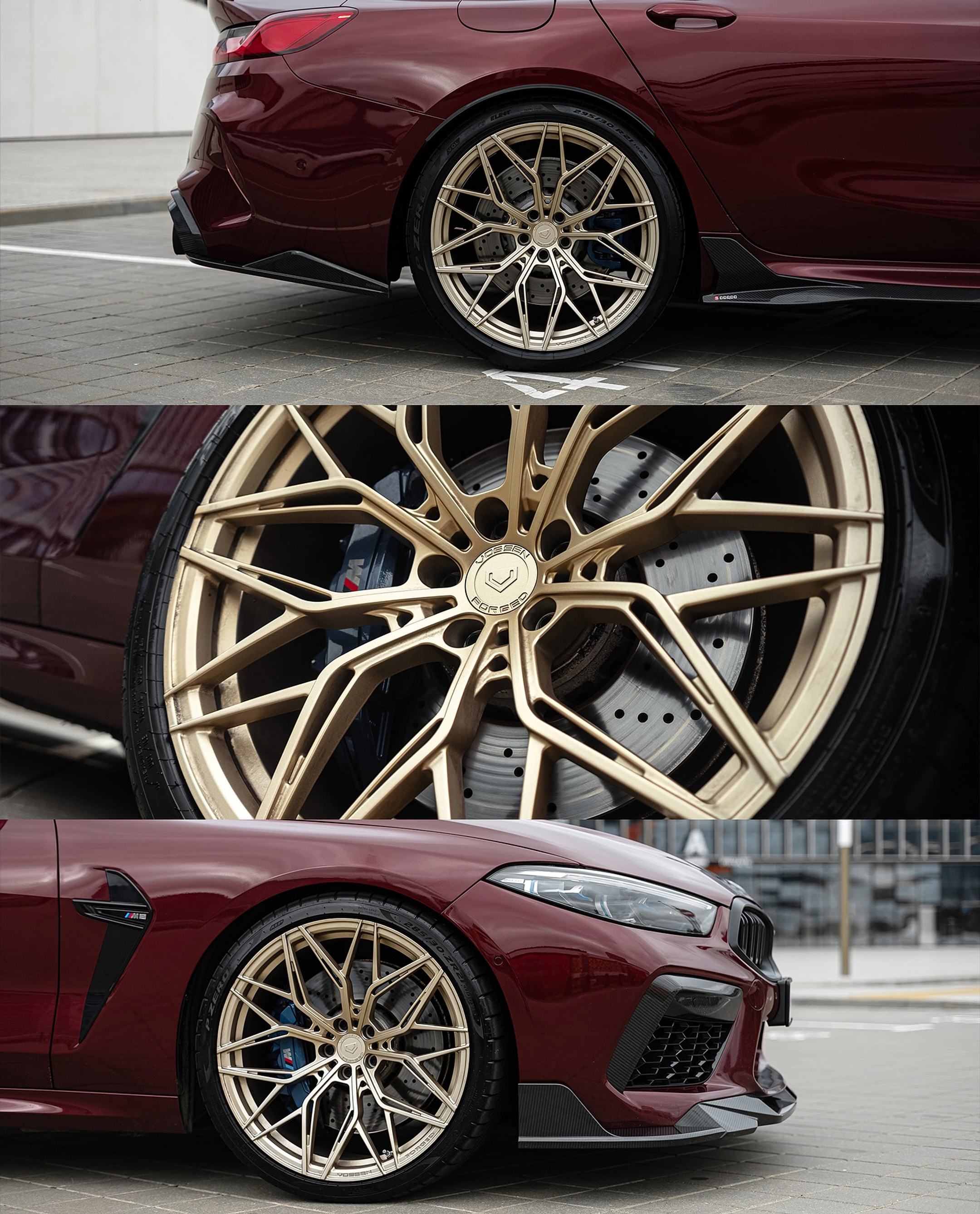 BMW M8 Gran Coupe — Кованые диски · карбон